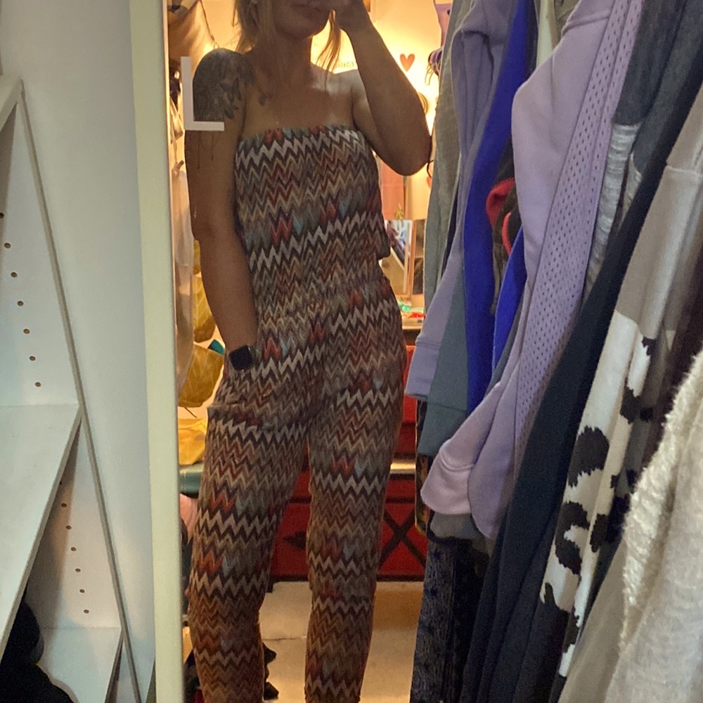 Strapless jumpsuit